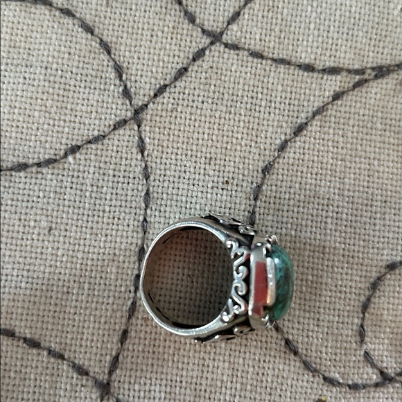 “Silpada” silver 9.25 turquoise ring , size 7 - Picture 7 of 10